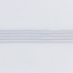 Élastique fronceur 13mm blanc