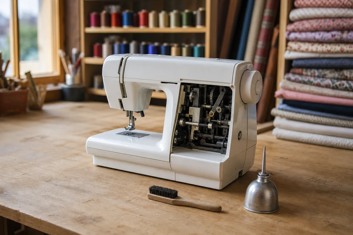 Entretien machine à coudre : la routine d'atelier