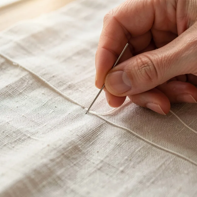 Points de couture de base : ceux qu'on apprend à l'atelier